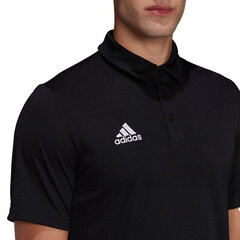 Meeste T-särk Adidas Entrada 22 Polo HB5328, must hind ja info | Meeste spordiriided | kaup24.ee