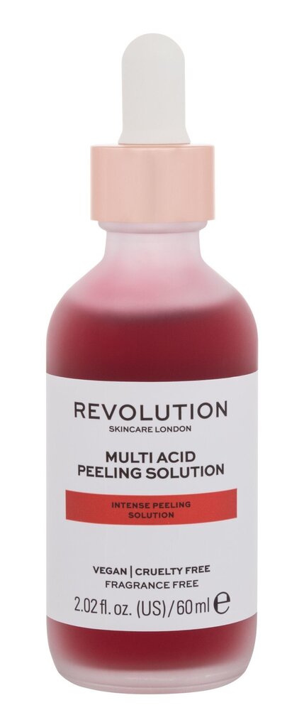 Happeline näokoorija Revolution Skincare Multi Acid Intense Peeling Solution, 60 ml hind ja info | Näopuhastusvahendid | kaup24.ee