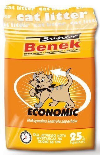 Kassi liiv Super Benek Economic, 25 l hind ja info | Kassiliiv | kaup24.ee