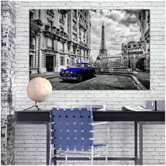 Maal - Car in Paris (1 Part) Blue Wide hind ja info | Seinapildid | kaup24.ee