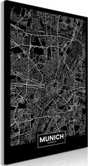 Maal - Dark Map of Munich (1 Part) Vertical hind ja info | Seinapildid | kaup24.ee