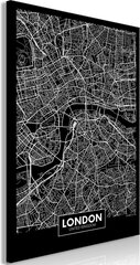 Картина Dark Map of London цена и информация | Картины, живопись | kaup24.ee