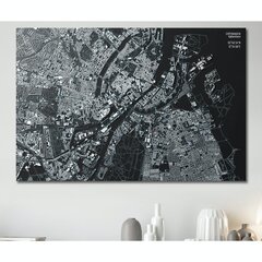 Pilt korgil - Close up of Copenhagen [Cork Map] hind ja info | Seinapildid | kaup24.ee