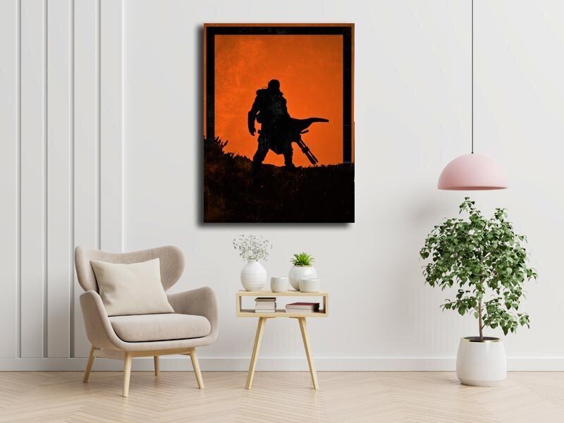 Dawn of Heroes – Lone Wanderer, Fallout – lõuendimaal 40x50 cm hind ja info | Seinapildid | kaup24.ee