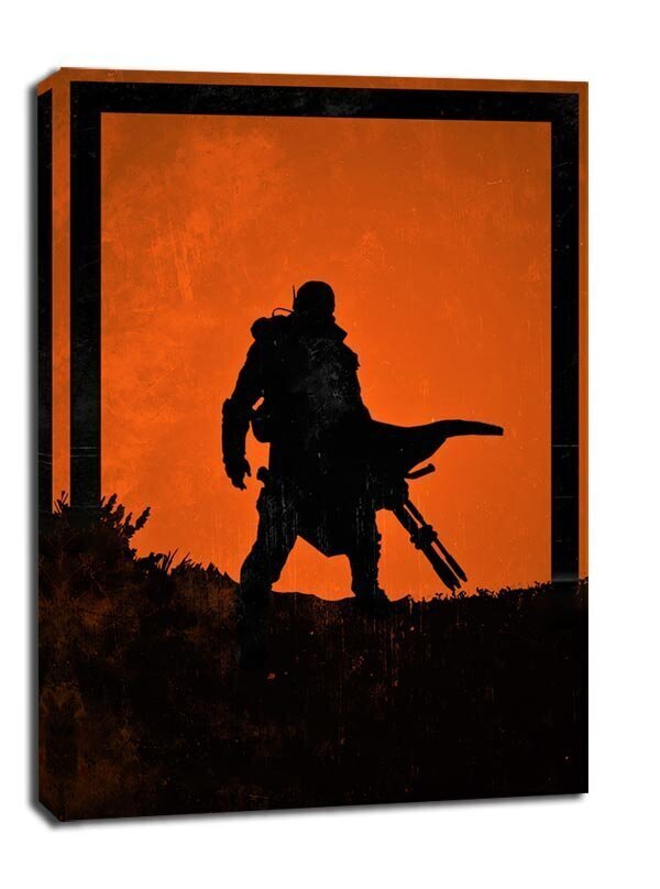 Dawn of Heroes – Lone Wanderer, Fallout – lõuendimaal 40x50 cm цена и информация | Seinapildid | kaup24.ee