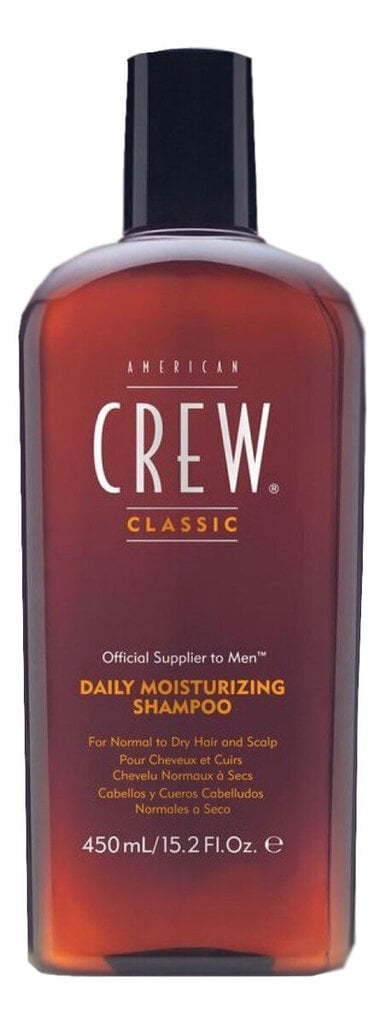 Niisutav juuksešampoon American Crew Daily Moisturizing, 450 ml цена и информация | Šampoonid | kaup24.ee