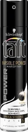 Taft Hair Loss Invisible Power Mega Strong 5 ( Hair Spray) 250 ml цена и информация | Viimistlusvahendid juustele | kaup24.ee