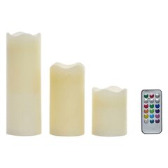 Свеча DKD Home Decor, 20 x 7 см, 3 шт. цена и информация | Подсвечники, свечи | kaup24.ee