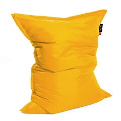 Кресло-мешок Qubo™ Modo Pillow 130, гобелен, желтое цена и информация | Кресла-мешки и пуфы | kaup24.ee