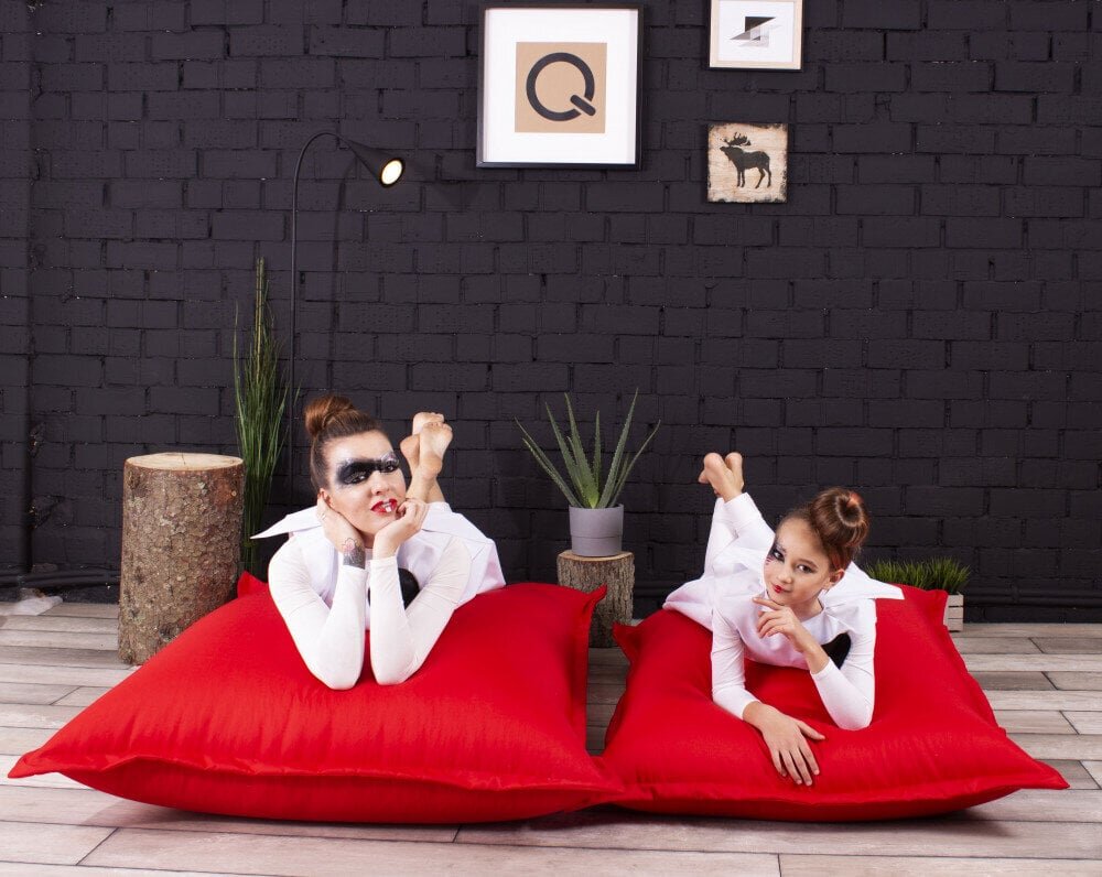 Kott-tool Qubo™ Modo Pillow 130, mööblikangas, roosa hind ja info | Kott-toolid, tumbad, järid | kaup24.ee
