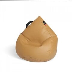 Кресло-мешок Qubo™ Drizzle Drop, эко-кожа, оранжевое цена и информация | Детские диваны, кресла | kaup24.ee