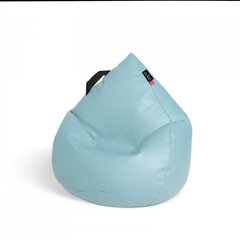 Кресло-мешок Qubo™ Drizzle Drop, эко-кожа, голубое цена и информация | Детские диваны, кресла | kaup24.ee