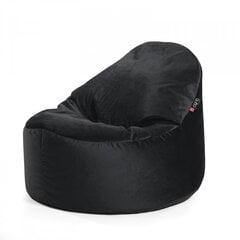 Кресло-мешок Qubo™ Cuddly 80, гобелен, черное цена и информация | Кресла-мешки и пуфы | kaup24.ee
