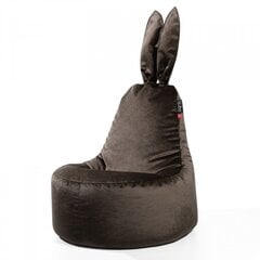 Кресло-мешок Qubo™ Daddy Rabbit, гобелен, коричневое цена и информация | Кресла-мешки и пуфы | kaup24.ee