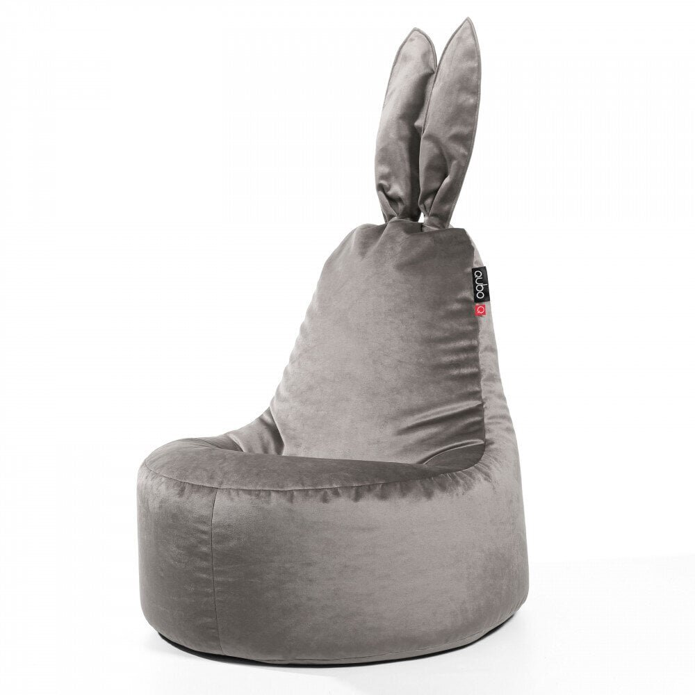 Kott-tool Qubo™ Daddy Rabbit, mööblikangas, hall hind ja info | Kott-toolid, tumbad, järid | kaup24.ee