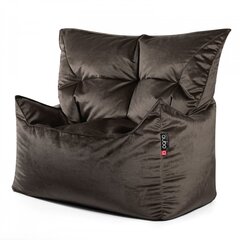 Кресло-мешок Qubo™ Chillin, гобелен, коричневое цена и информация | Кресла-мешки и пуфы | kaup24.ee