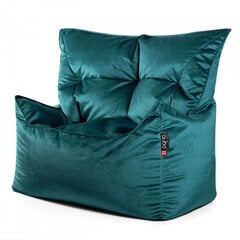 Кресло-мешок Qubo™ Chillin, гобелен, зеленое цена и информация | Кресла-мешки и пуфы | kaup24.ee