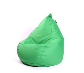 Кресло-мешок Qubo™ Splash Drop, гобелен, зеленое цена и информация | Кресла-мешки и пуфы | kaup24.ee