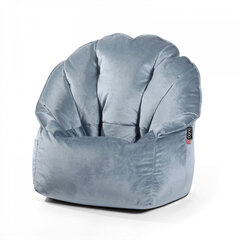 Кресло-мешок Qubo™ Shell, гобелен, светло-синее цена и информация | Кресла-мешки и пуфы | kaup24.ee