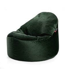 Кресло-мешок Qubo™ Cuddly 80, гобелен, темно-зеленое цена и информация | Кресла-мешки и пуфы | kaup24.ee