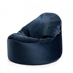 Кресло-мешок Qubo™ Cuddly 80, гобелен, темно-синее цена и информация | Кресла-мешки и пуфы | kaup24.ee