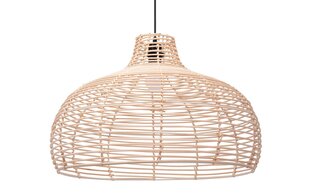 Rippvalgusti Bamboo Natural, Big / 59 cm цена и информация | Потолочный светильник Home ESPRIT Белый Коричневый Деревянный Металл 25 W 40 x 40 x 70 cm | kaup24.ee