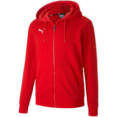 Meeste džemper Puma TeamGoal 23 Casuals Hooded Jacket M 656708 01, punane цена и информация | Мужские толстовки | kaup24.ee