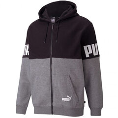 Мужской джемпер Puma Power Colorblock Hoodie FL M 846104 01, серый цена и информация | Мужские толстовки | kaup24.ee