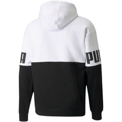 Мужской свитер Puma Power Colorblock Hoodie FL M 846103 02, белый цена и информация | Мужские толстовки | kaup24.ee