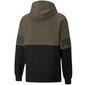 Meeste kapuutsiga dressipluus Puma Power Colorblock Hoodie FL M 846103 44, roheline hind ja info | Meeste pusad | kaup24.ee