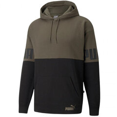 Мужская толстовка с капюшоном Puma Power Colorblock Hoodie FL M 846103 44, зеленая цена и информация | Puma Мужская одежда | kaup24.ee