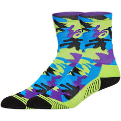 Женские и мужские носки Asics Noosa Camo Run Crew Sock 3013A730, черные цена и информация | Мужские носки | kaup24.ee