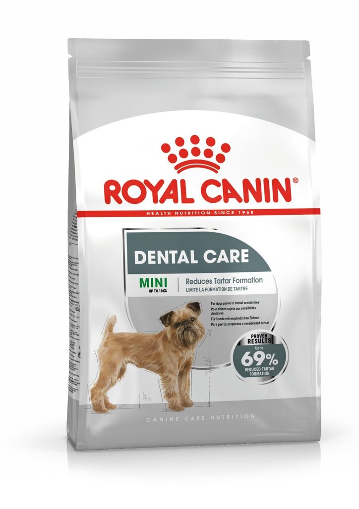 Hambaprobleemidega koerad Royal Canin Mini Dental Care, 1 kg цена и информация | Kuivtoit koertele | kaup24.ee