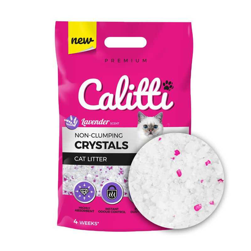 Calitti Crystals Lavender silikoonist allapanu, 3,8 l hind ja info | Kassiliiv | kaup24.ee