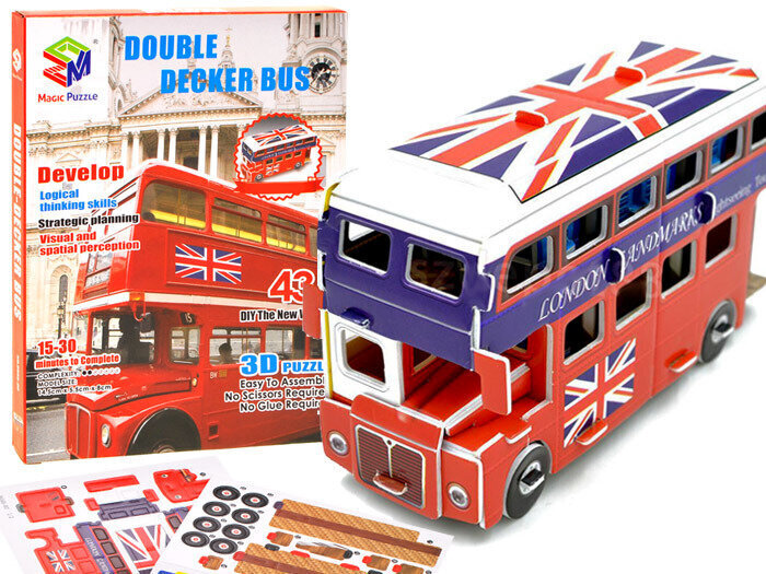 3D pusle Londoni buss hind ja info | Pusled | kaup24.ee