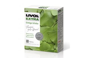 Таблетки LIVOL EXTRA GINKGO BILOBA, 60 шт. цена и информация | Витамины, пищевые добавки, препараты для хорошего самочувствия | kaup24.ee