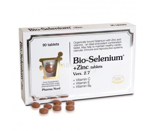 Maisto papildas Bio-Selenium + Zinc glaistytos tabletės, N90 hind ja info | Vitamiinid, toidulisandid, preparaadid tervise heaoluks | kaup24.ee