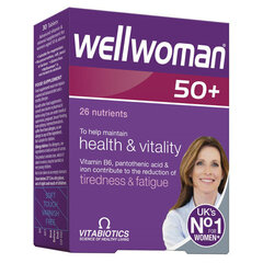 Таблетки WELLWOMAN 50+, 30 шт. цена и информация | Витамины, пищевые добавки, препараты для хорошего самочувствия | kaup24.ee