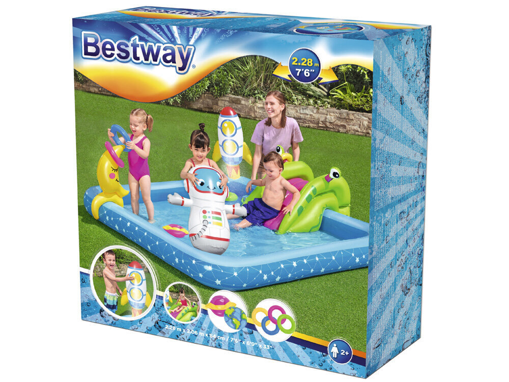 Täispuhutav lastemänguväljak - Bestway, 228x206x84 hind ja info | Täispuhutavad veemänguasjad ja ujumistarbed | kaup24.ee