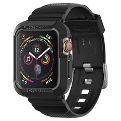 Spigen Rugged Armor ”PRO” Apple Watch 4 (44MM) Black (Black) цена и информация | Аксессуары для смарт-часов и браслетов | kaup24.ee