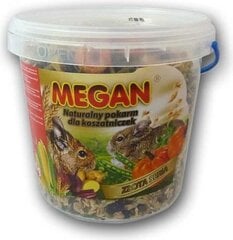 Натуральный корм для дегу Megan 1 л, 400 г цена и информация | Корм для грызунов | kaup24.ee