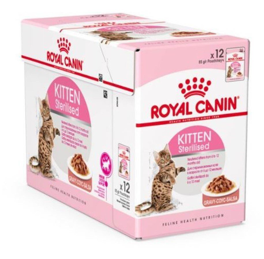 Konserv steriliseeritud kassidele ROYAL CANIN, 12 x 85 g hind ja info | Konservid kassidele | kaup24.ee