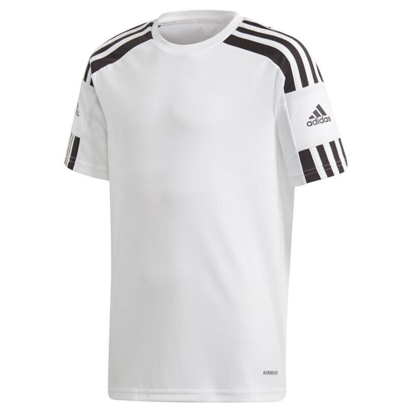 Laste T-särk Adidas Squadra 21 JSY Y Jr GN5738, valge цена и информация | Poiste särgid | kaup24.ee