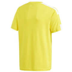 Футболка детская Adidas Squadra 21 JSY Y Jr GN5744, желтая цена и информация | Рубашки для мальчиков | kaup24.ee