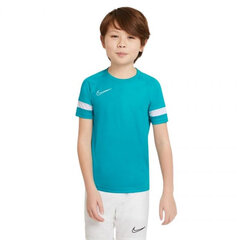 Футболка детская Nike DF Academy 21 Top SS Jr CW6103 356, синяя цена и информация | Рубашки для мальчиков | kaup24.ee