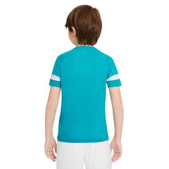 Laste T-särk Nike DF Academy 21 Top SS Jr CW6103 356, sinine цена и информация | Рубашки для мальчиков | kaup24.ee