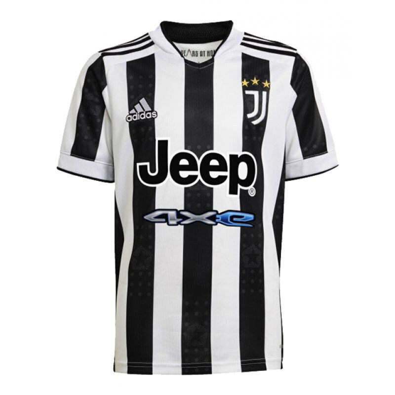 Laste T-särk Adidas Juventus Turin Home Jr GR0604, must цена и информация | Poiste särgid | kaup24.ee