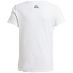 Футболка детская Adidas Essentials Logo Tee Jr GN4045, белая цена и информация | Рубашки для мальчиков | kaup24.ee