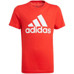 Футболка детская Adidas Essentials Tee Jr GN3993, красная цена и информация | Рубашки для мальчиков | kaup24.ee