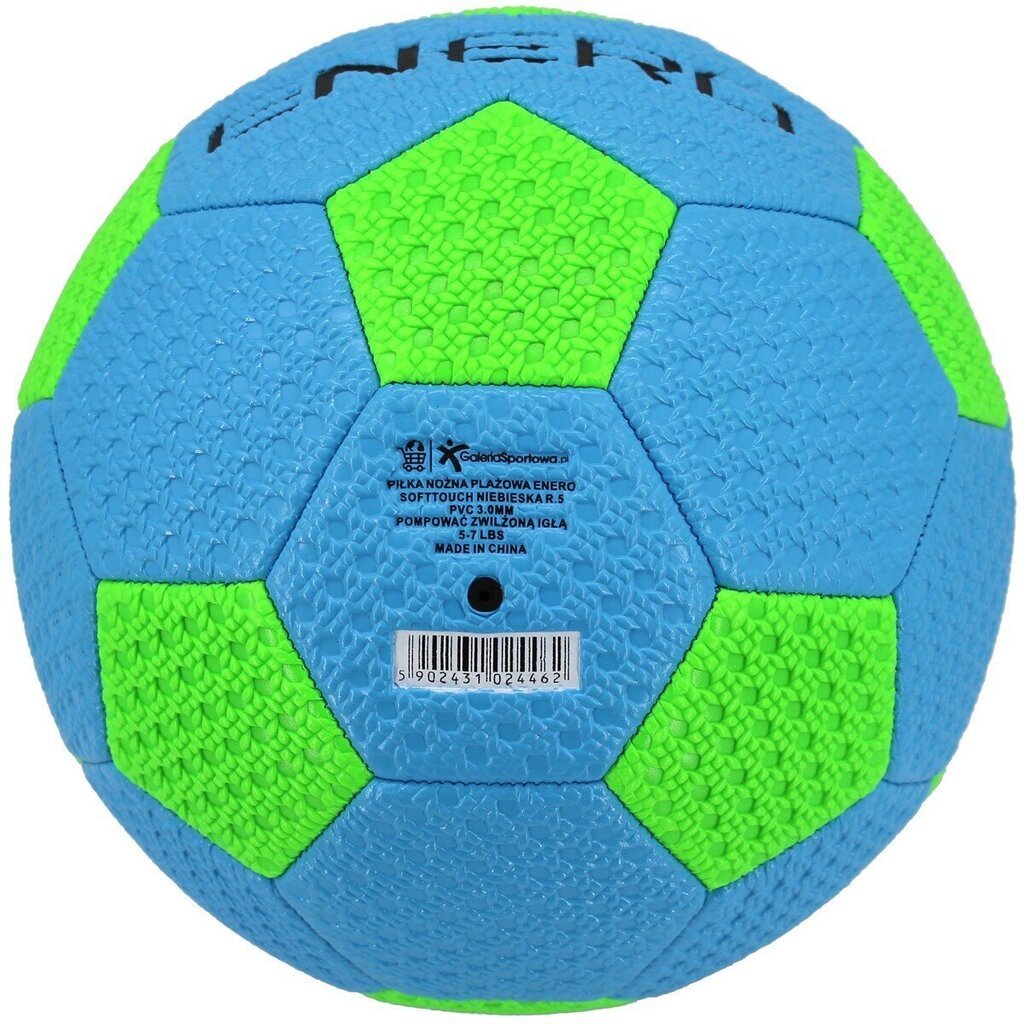Rannajalgpall Enero Soft Touch, suurus 5 цена и информация | Jalgpalli pallid | kaup24.ee
